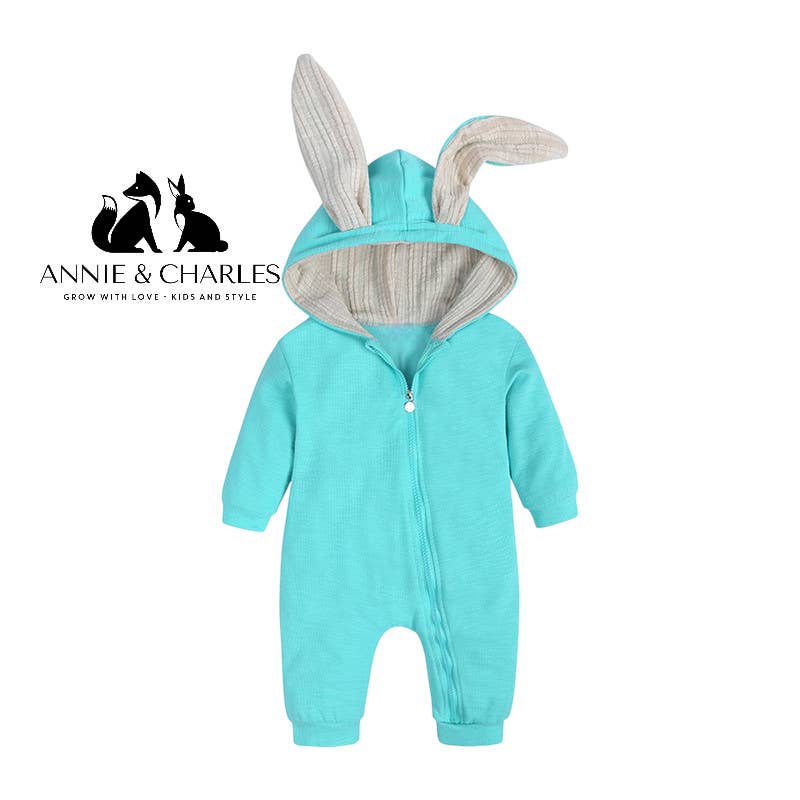 Annie & Charles® baby bunny jumpsuit Annie & Charles