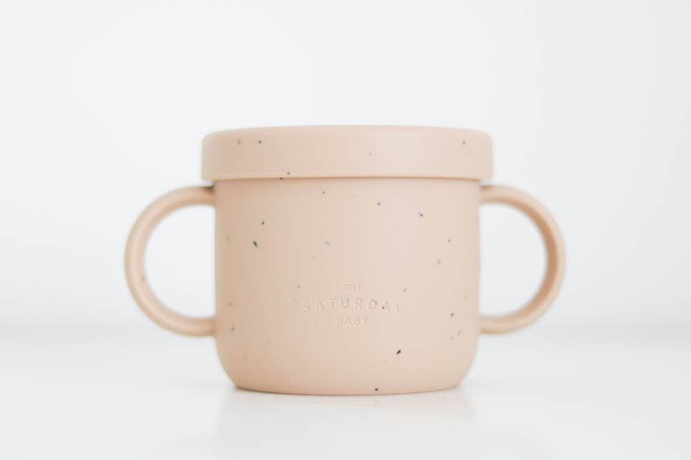 Silicone Snack Cup The Saturday Baby Sand Speckled