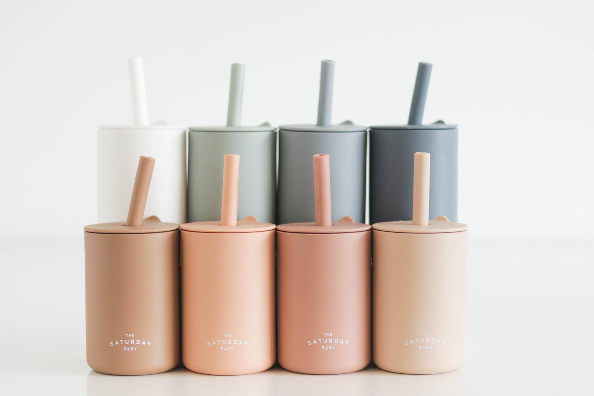 The Saturday Baby Silicone Straw Cup The Saturday Baby