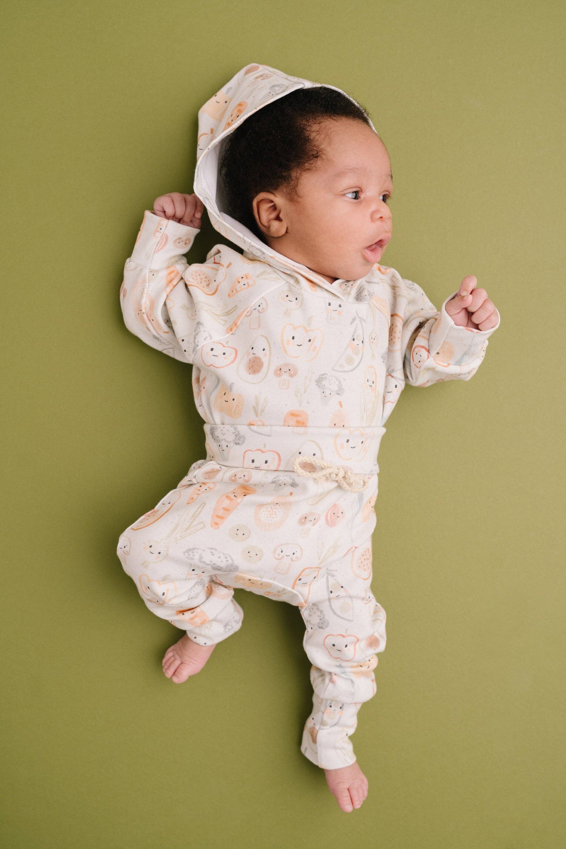 Veggie Friends Hoodie Romper Set Little One Shop