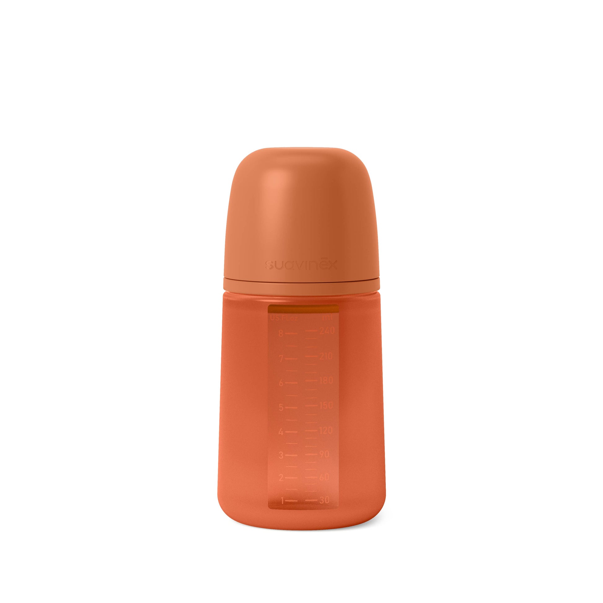 Suavinex Color Essence SX PRO™ 8oz Bottle, Med Flow- Orange BEABA & Childhome