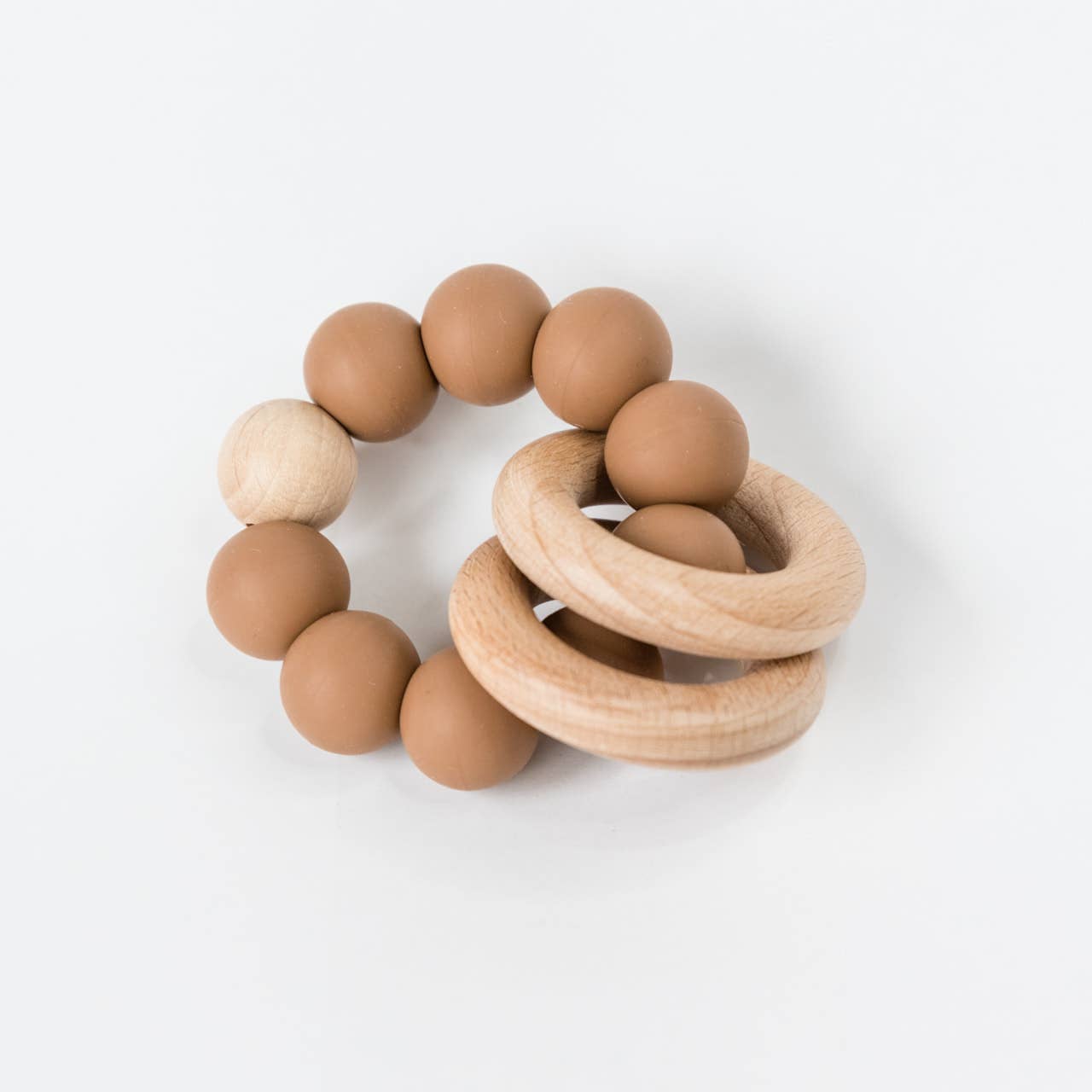 Beaded Teething Ring Babeehive Goods