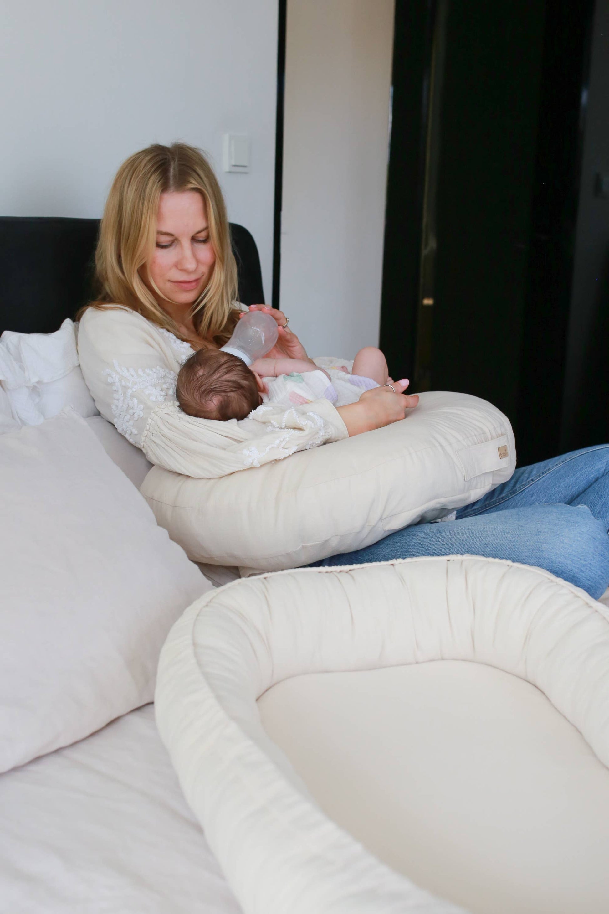 Babyly - Babynest - Washed Cotton - (2 Colors) BABYLY