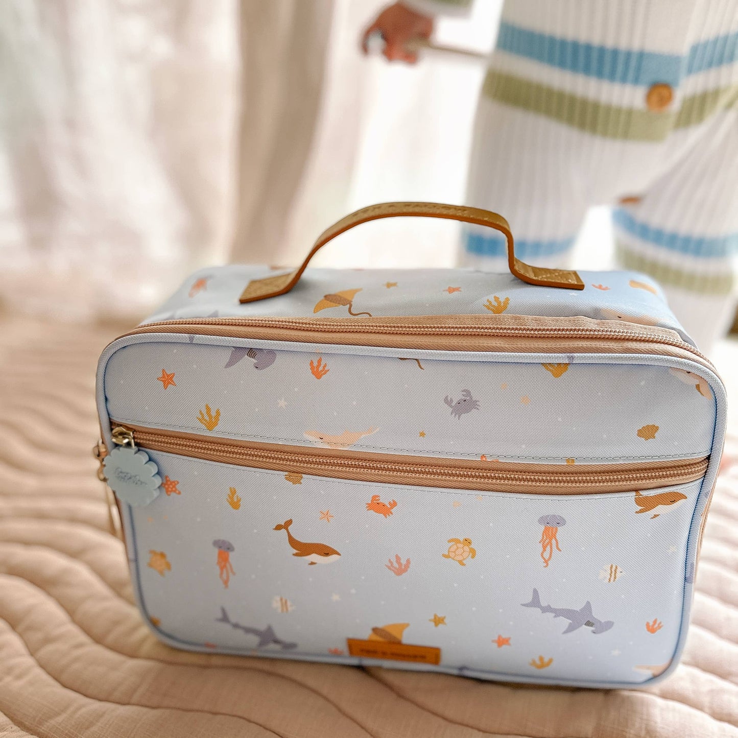 Ocean Creatures Sky Lunch Bag Fox & Fallow