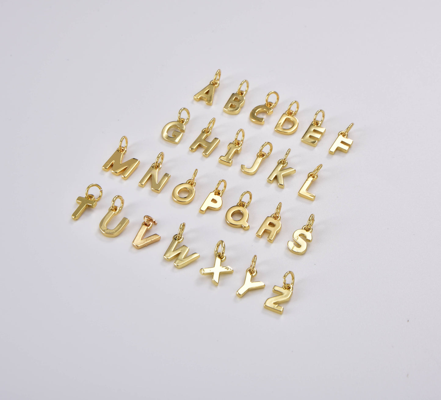 Initial Letter Charm Beads Creation