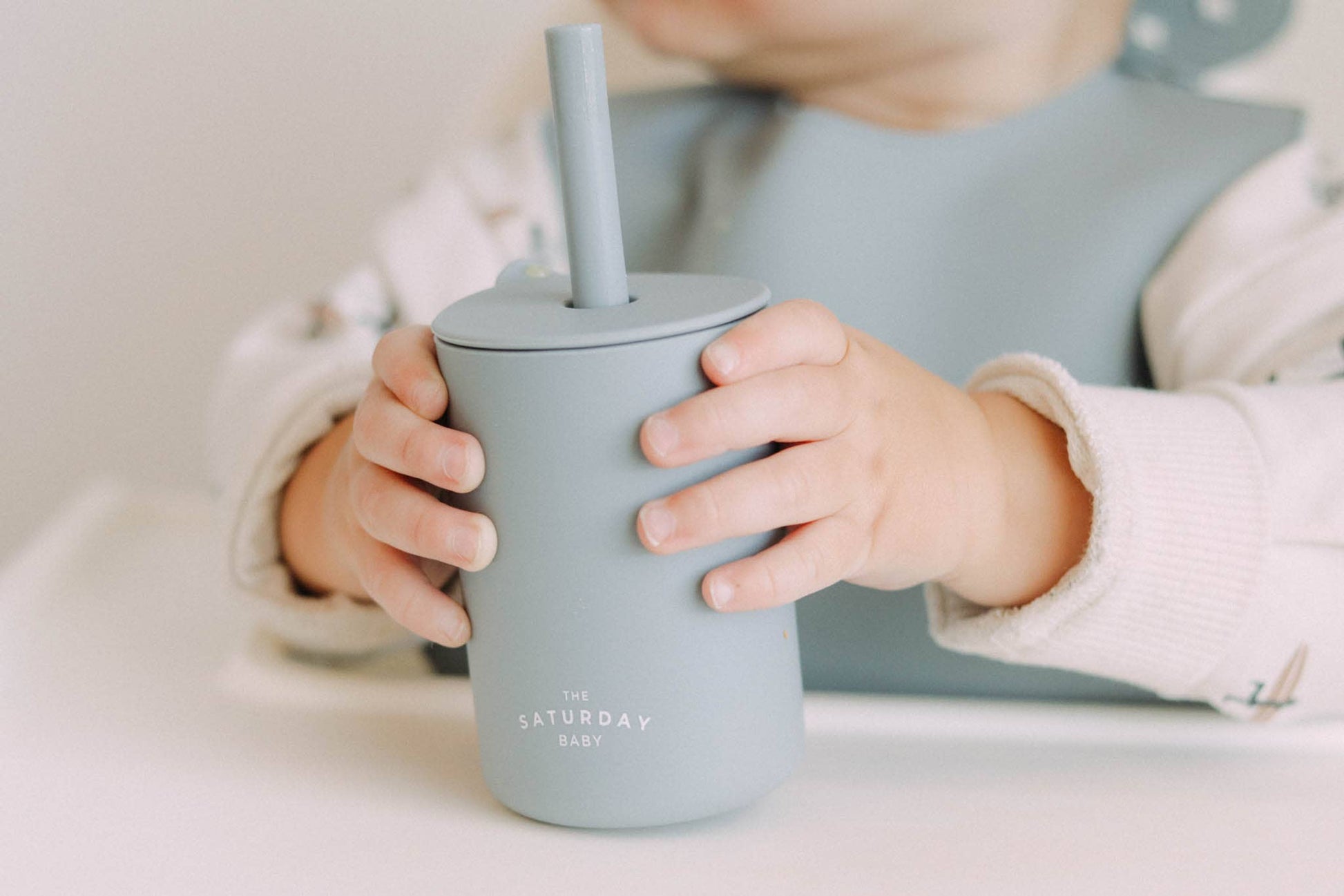 The Saturday Baby Silicone Straw Cup The Saturday Baby