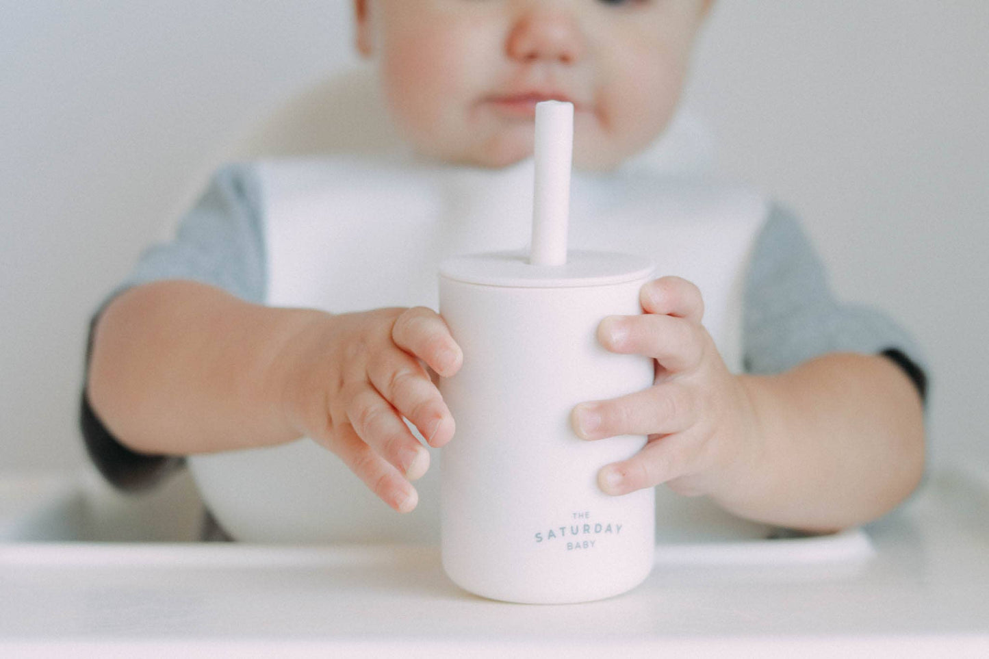 The Saturday Baby Silicone Straw Cup The Saturday Baby