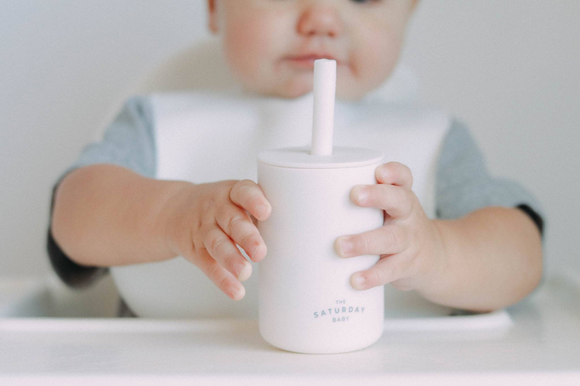 The Saturday Baby Silicone Straw Cup The Saturday Baby