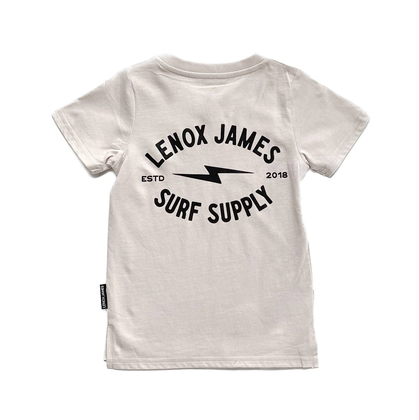 LENOX JAMES SURF SUPPLY TEE - STONE LENOX JAMES