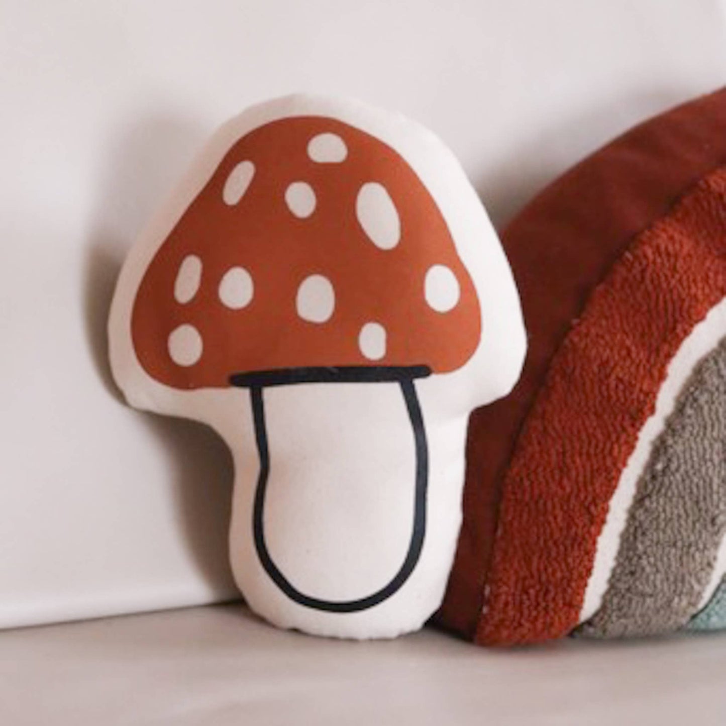 Mushroom Canvas Pillow Imani + KIDS by Imani Collective