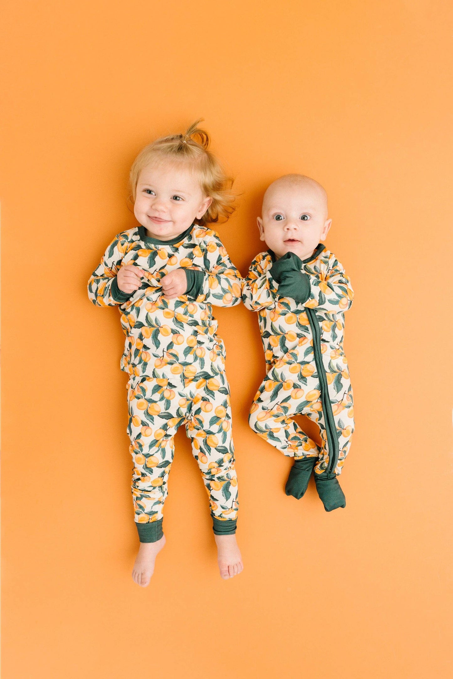 Peach Harvest Bamboo Sleeper Little One Shop