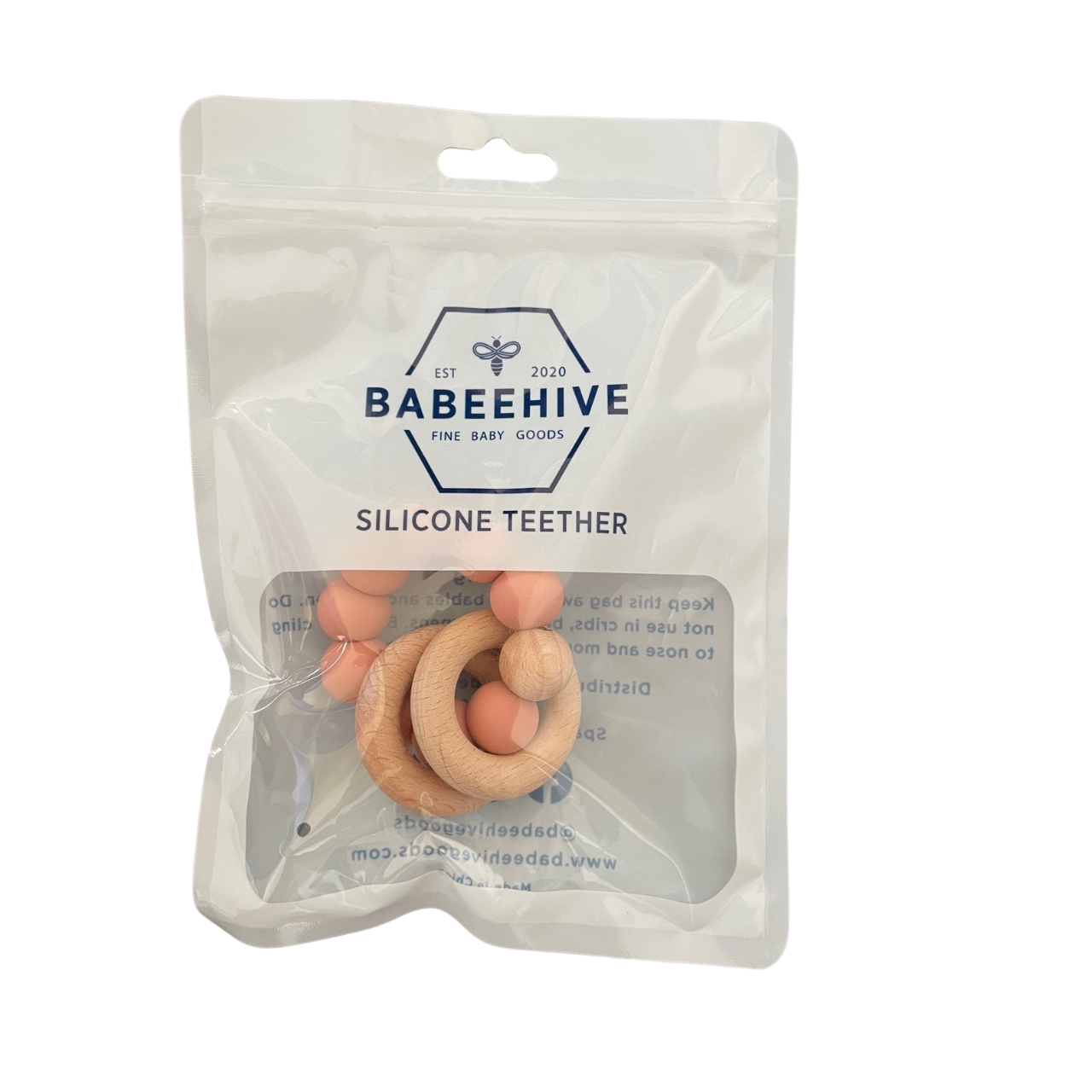 Beaded Teething Ring Babeehive Goods