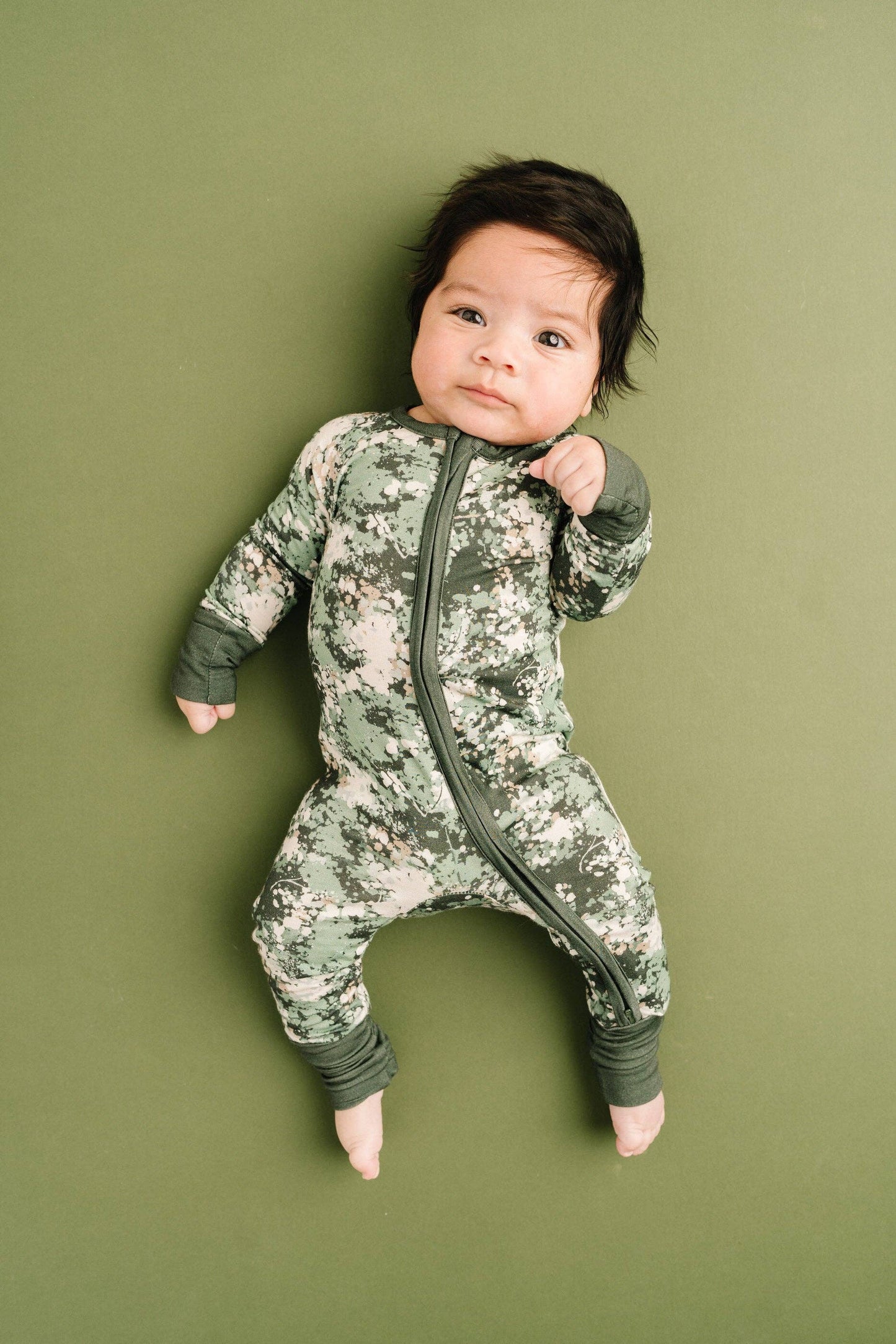 Forest Camo Bamboo Sleeper Little One Shop