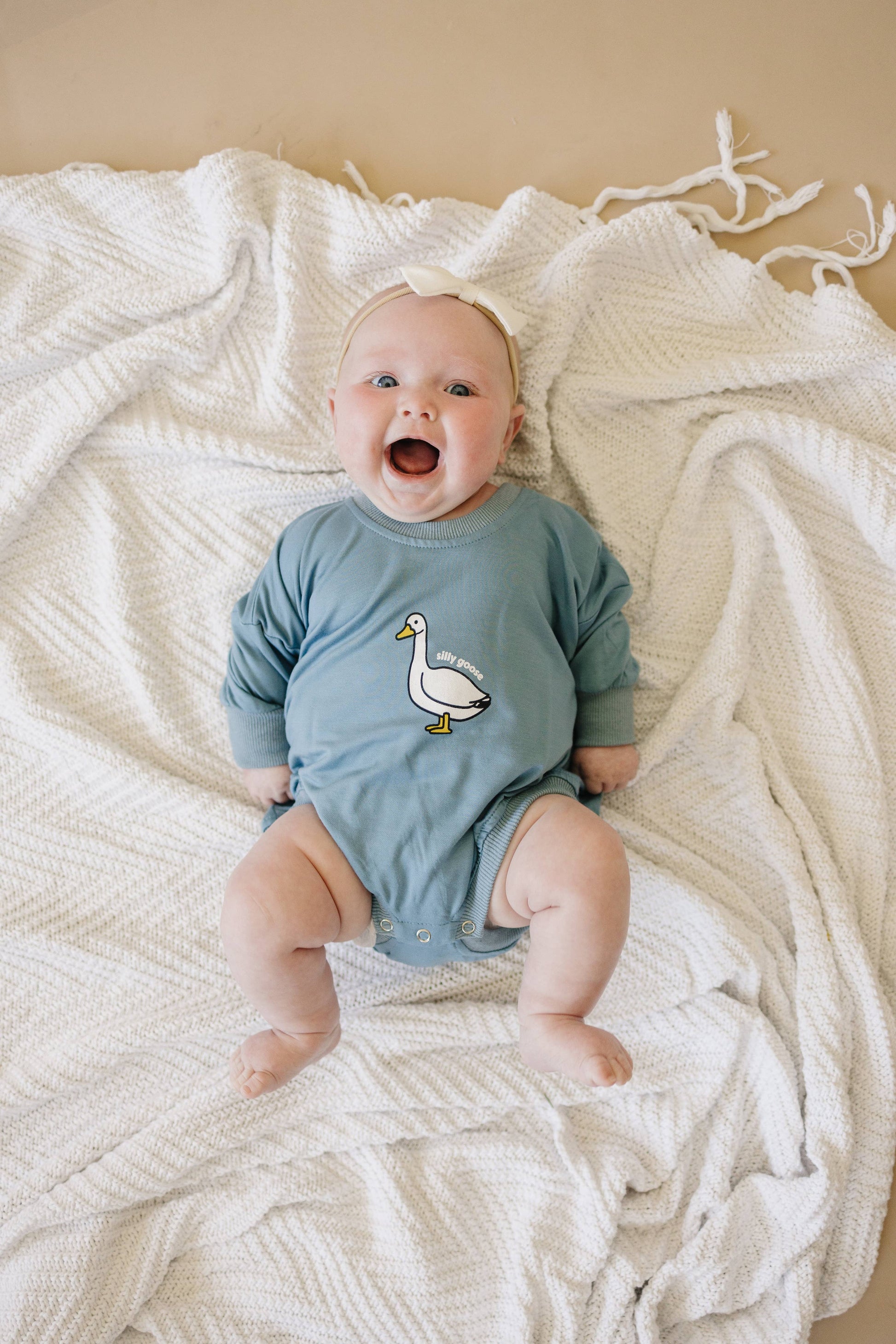 Silly Goose Bamboo Baby Romper Little Joy Co.