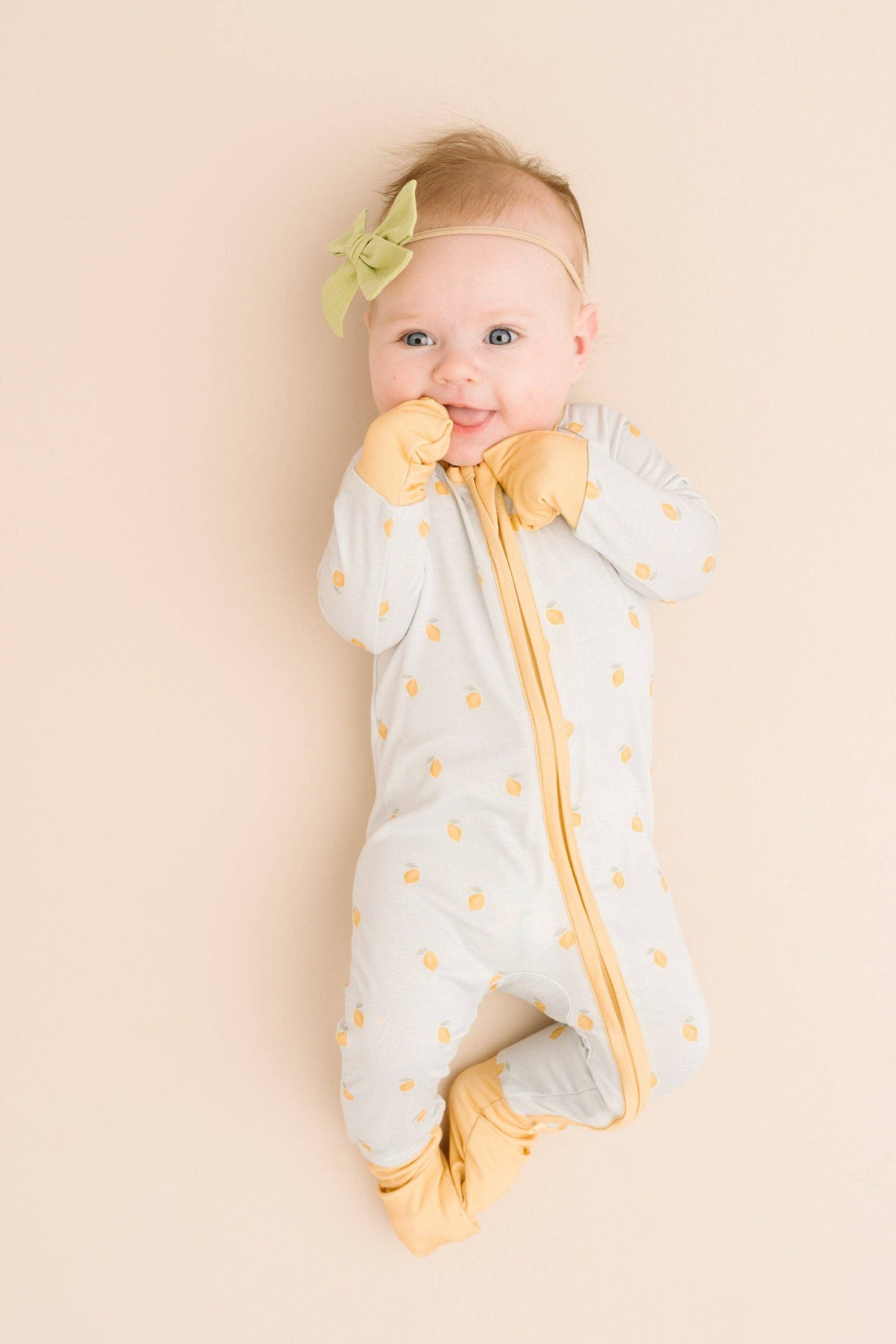 Lemon Delight Bamboo Sleeper Little One Shop