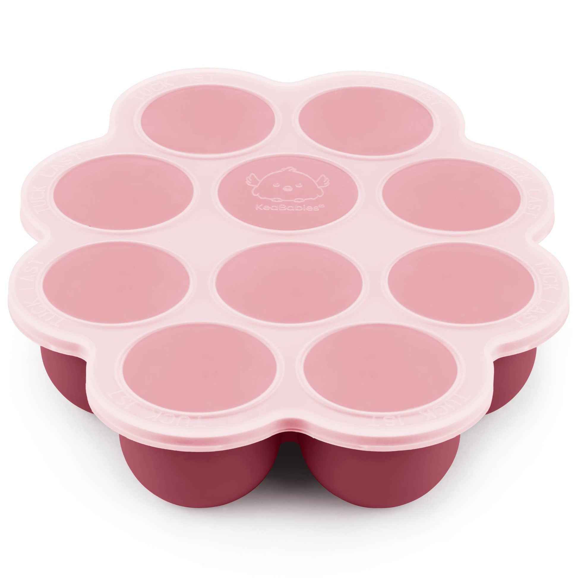 2oz x 10 Pods Prep Silicone Baby Food Freezer Tray with Lid KeaBabies