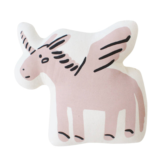Unicorn Animal Canvas Pillow Imani + KIDS by Imani Collective