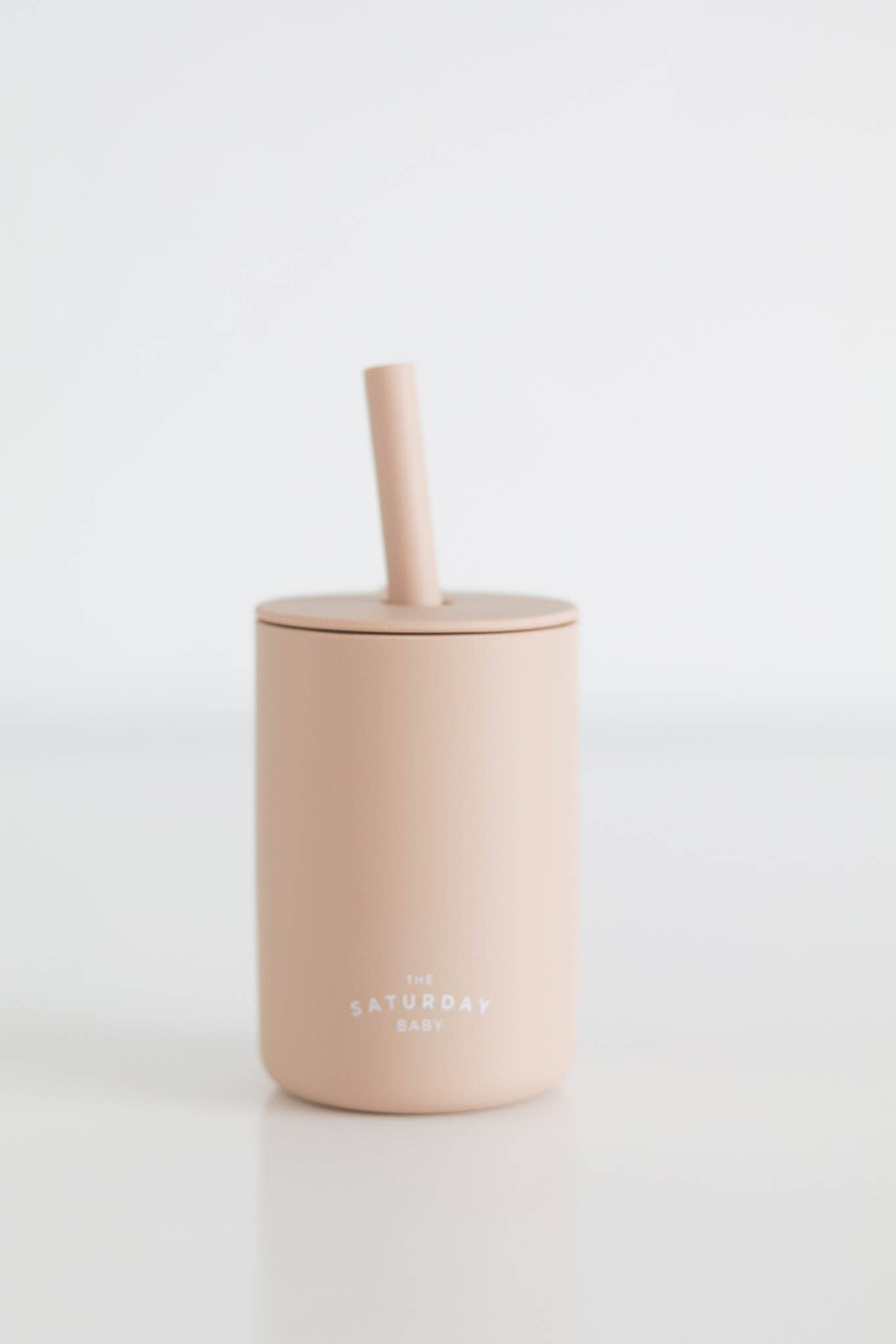 The Saturday Baby Silicone Straw Cup The Saturday Baby Sand