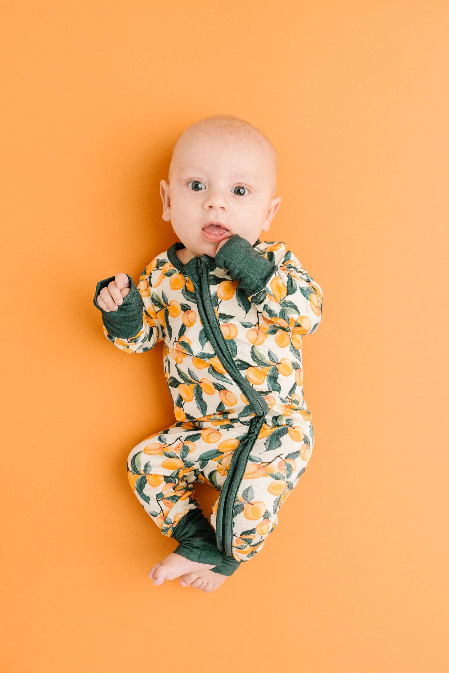 Peach Harvest Bamboo Sleeper Little One Shop