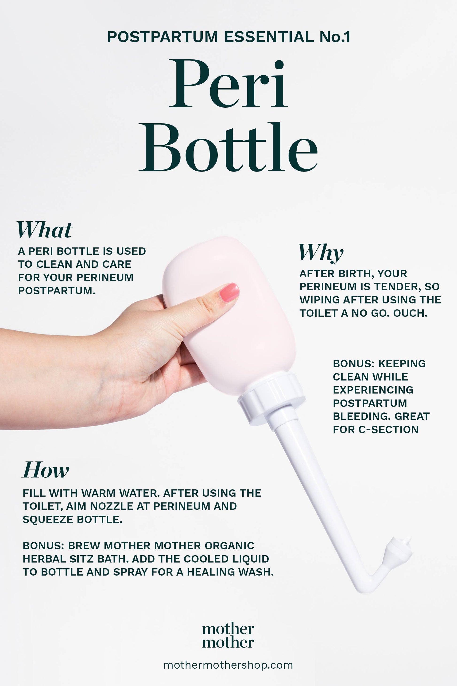 Postpartum Peri Bottle Mother Mother