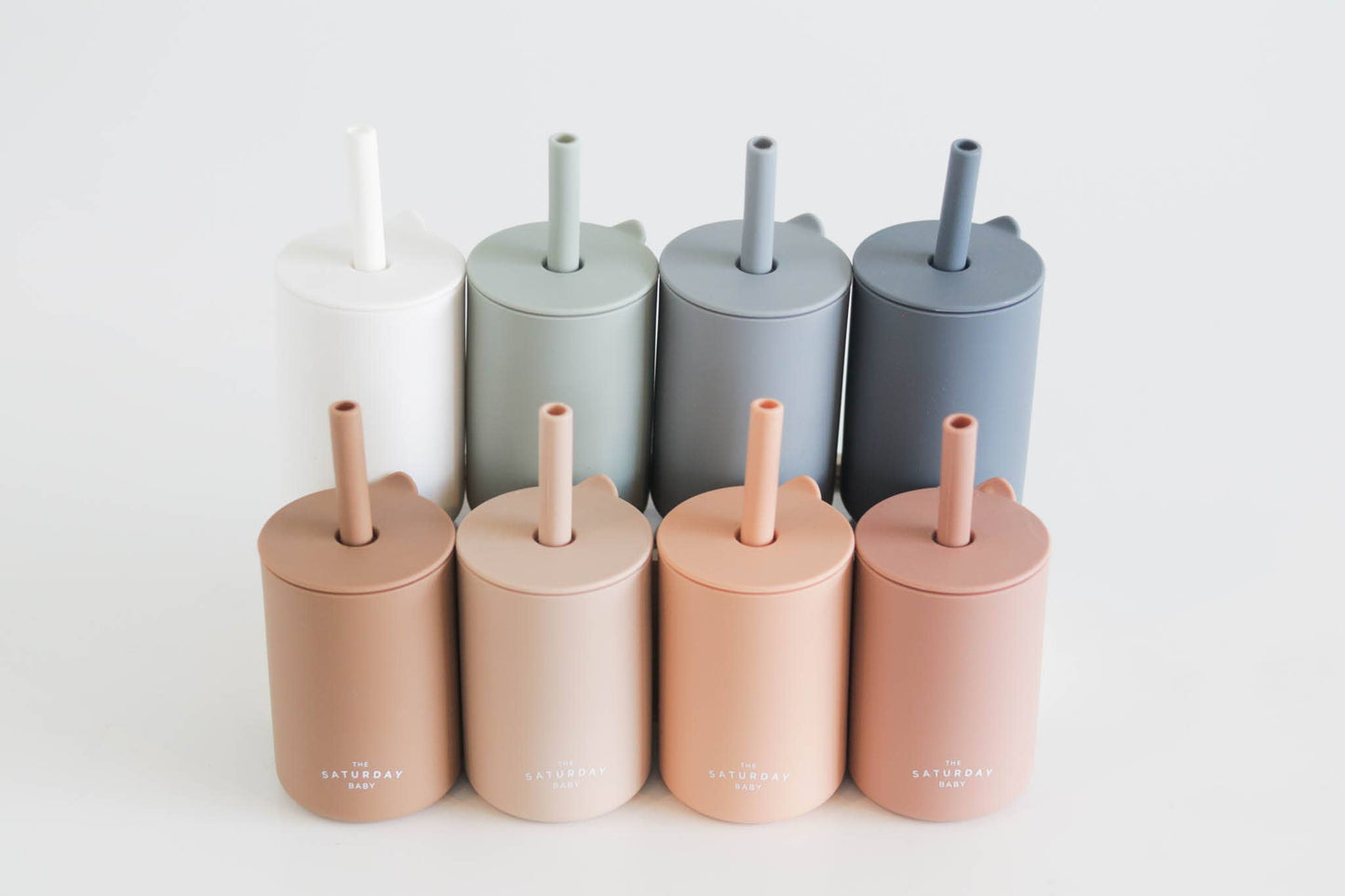 The Saturday Baby Silicone Straw Cup The Saturday Baby
