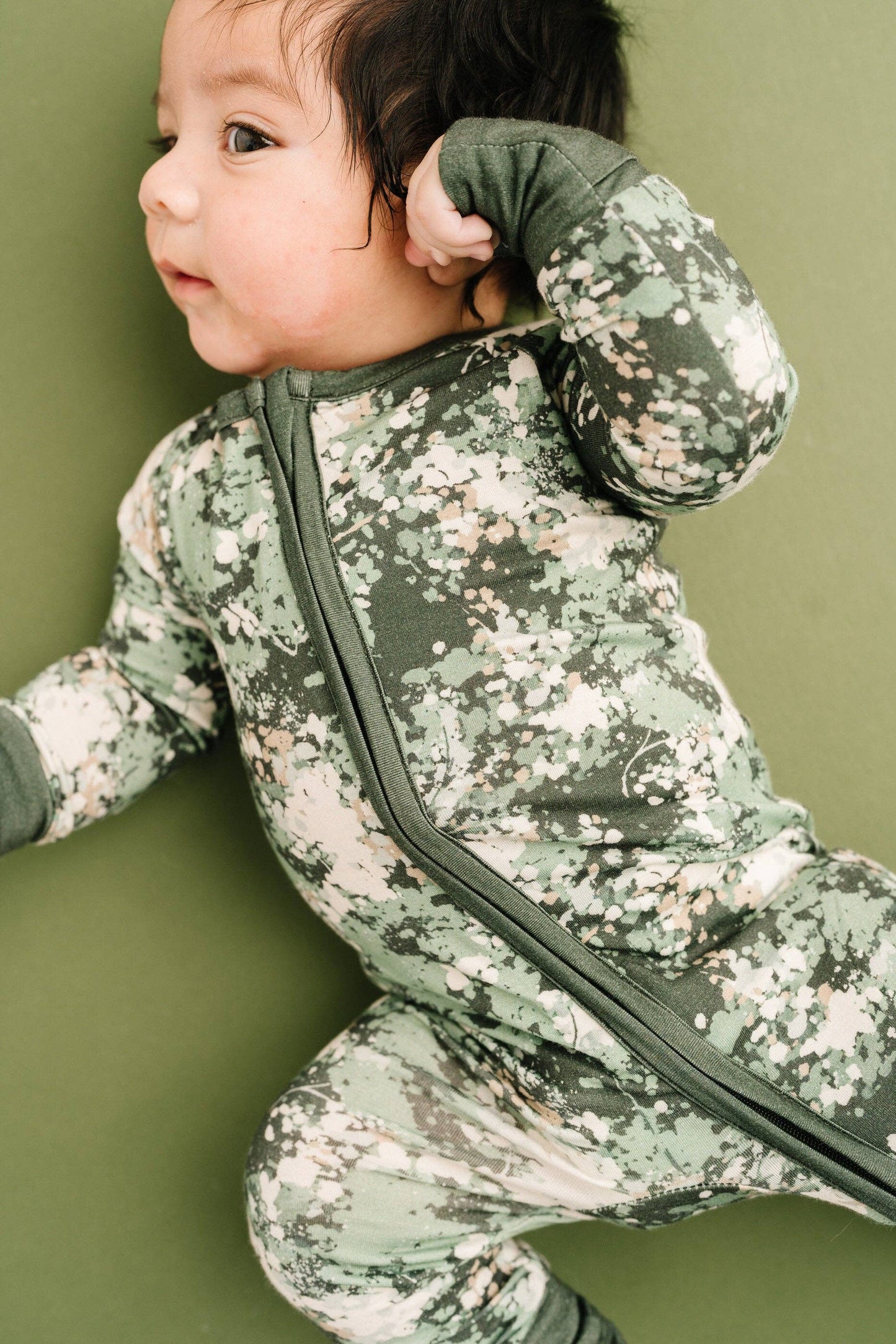Forest Camo Bamboo Sleeper Little One Shop