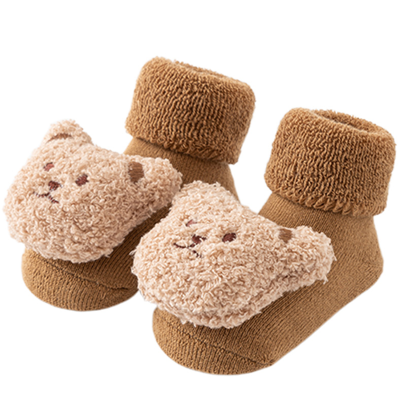 Annie & Charles® socks with non-slip sole BEAR Annie & Charles