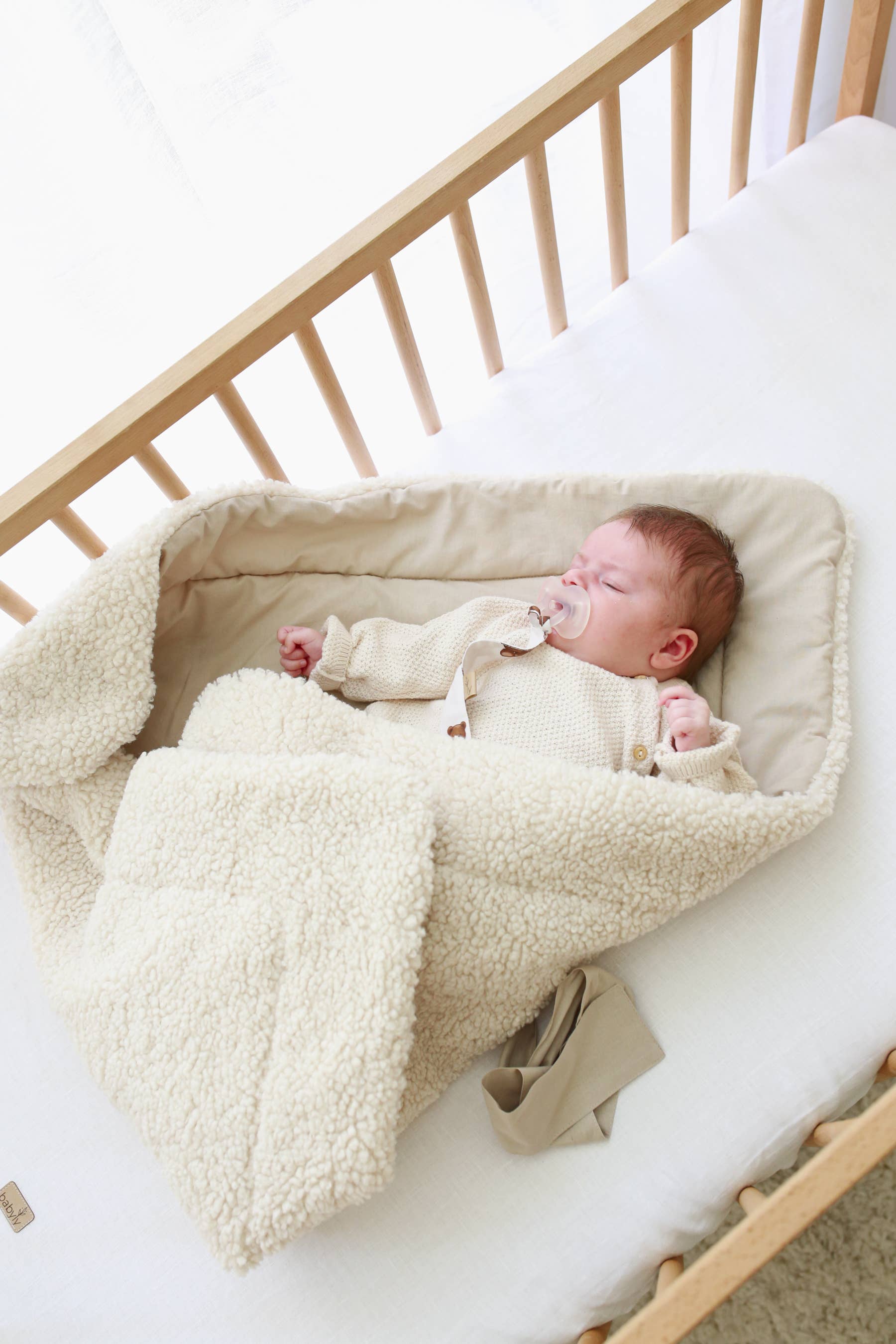 Babyly - Baby Wrap - Teddy - (Cream) BABYLY