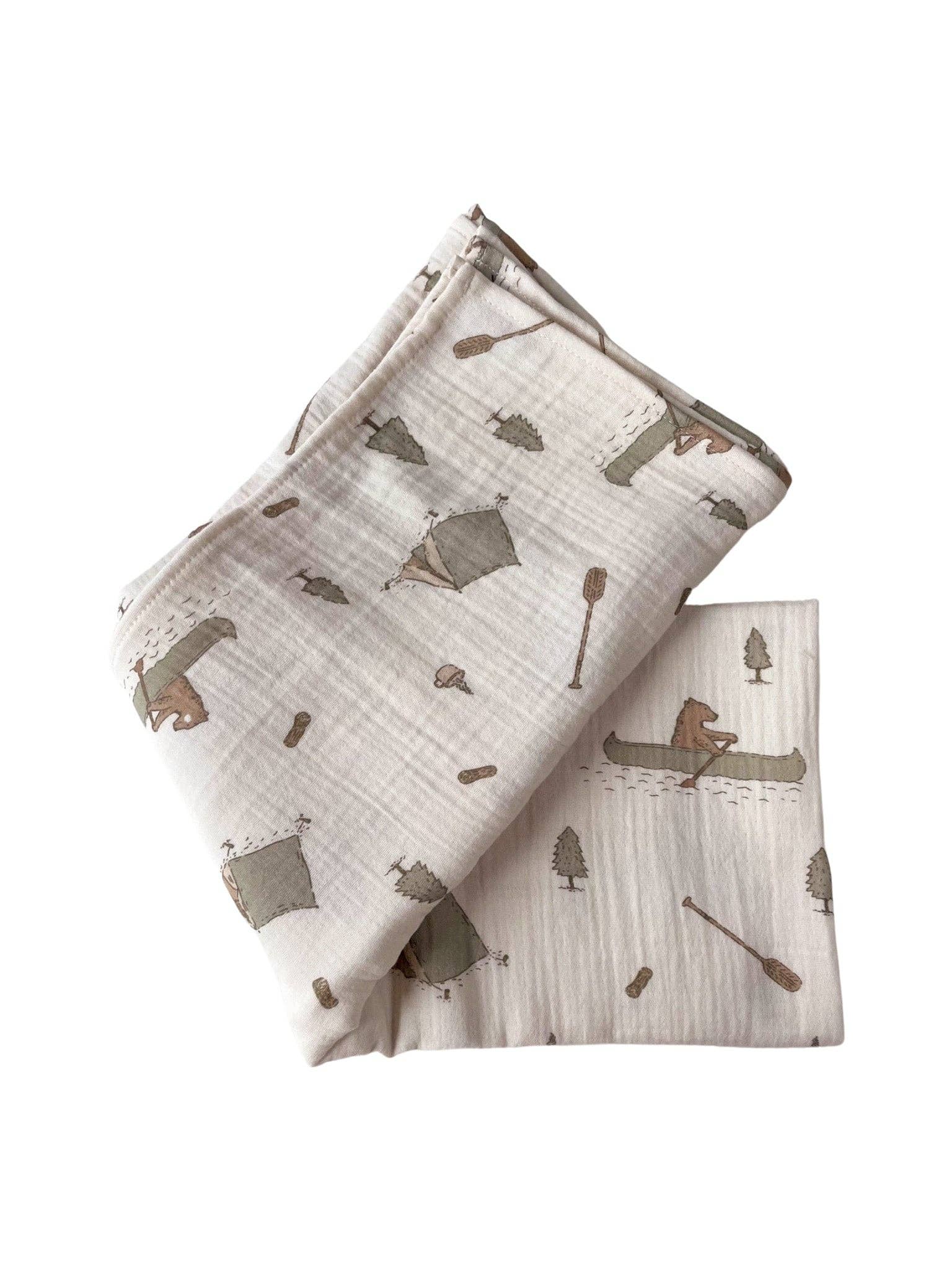 Baby swaddle / boho camp - boys PETITE EvelinaApparel