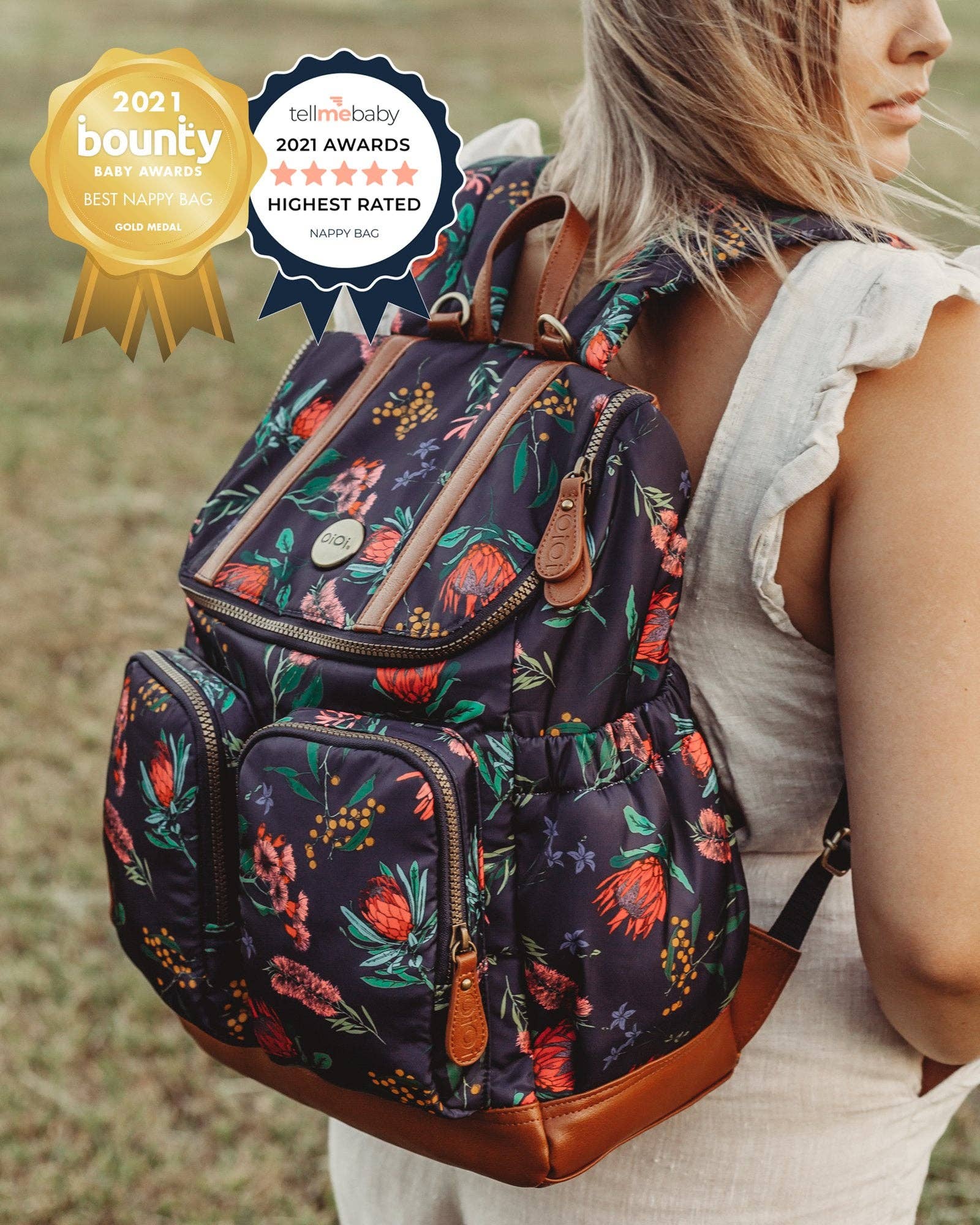 Signature Diaper Backpack OiOi