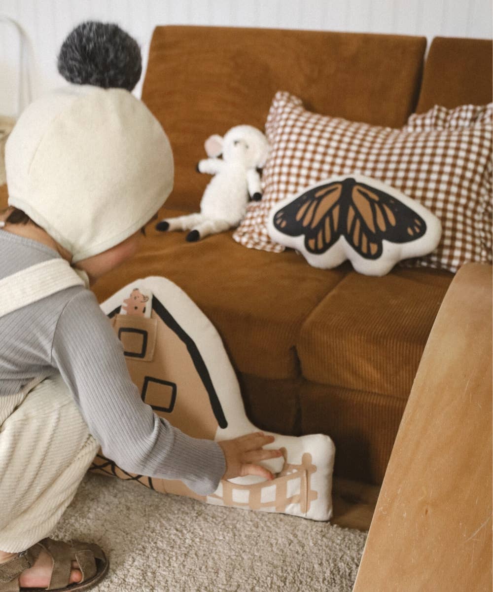 Butterfly Canvas Pillow Imani + KIDS by Imani Collective