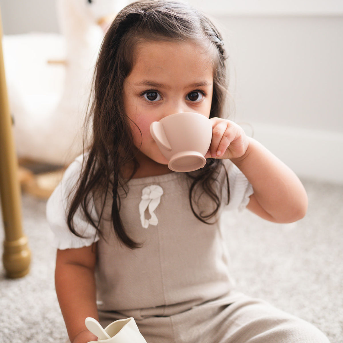 Silicone Tea Playset bug + bean kids