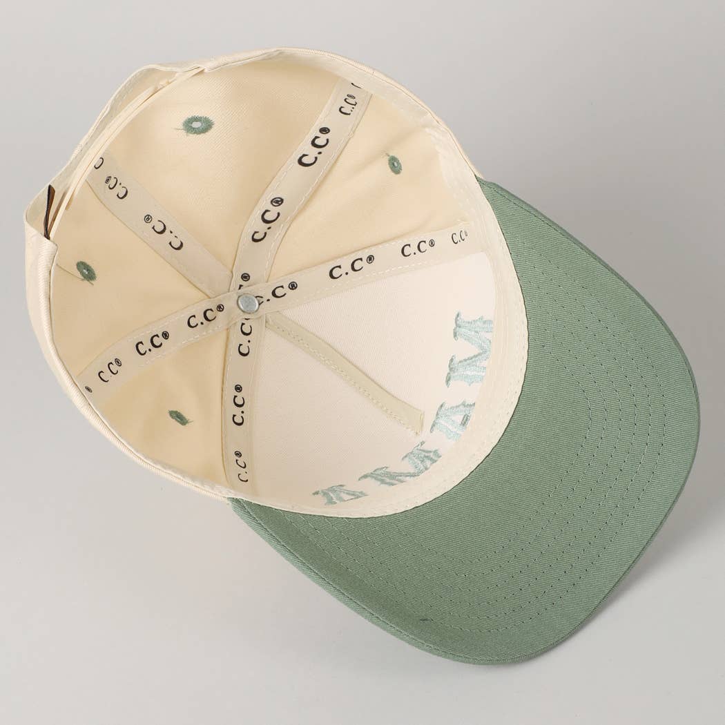 MAMA Typographic Design Embroidery Baseball Cap