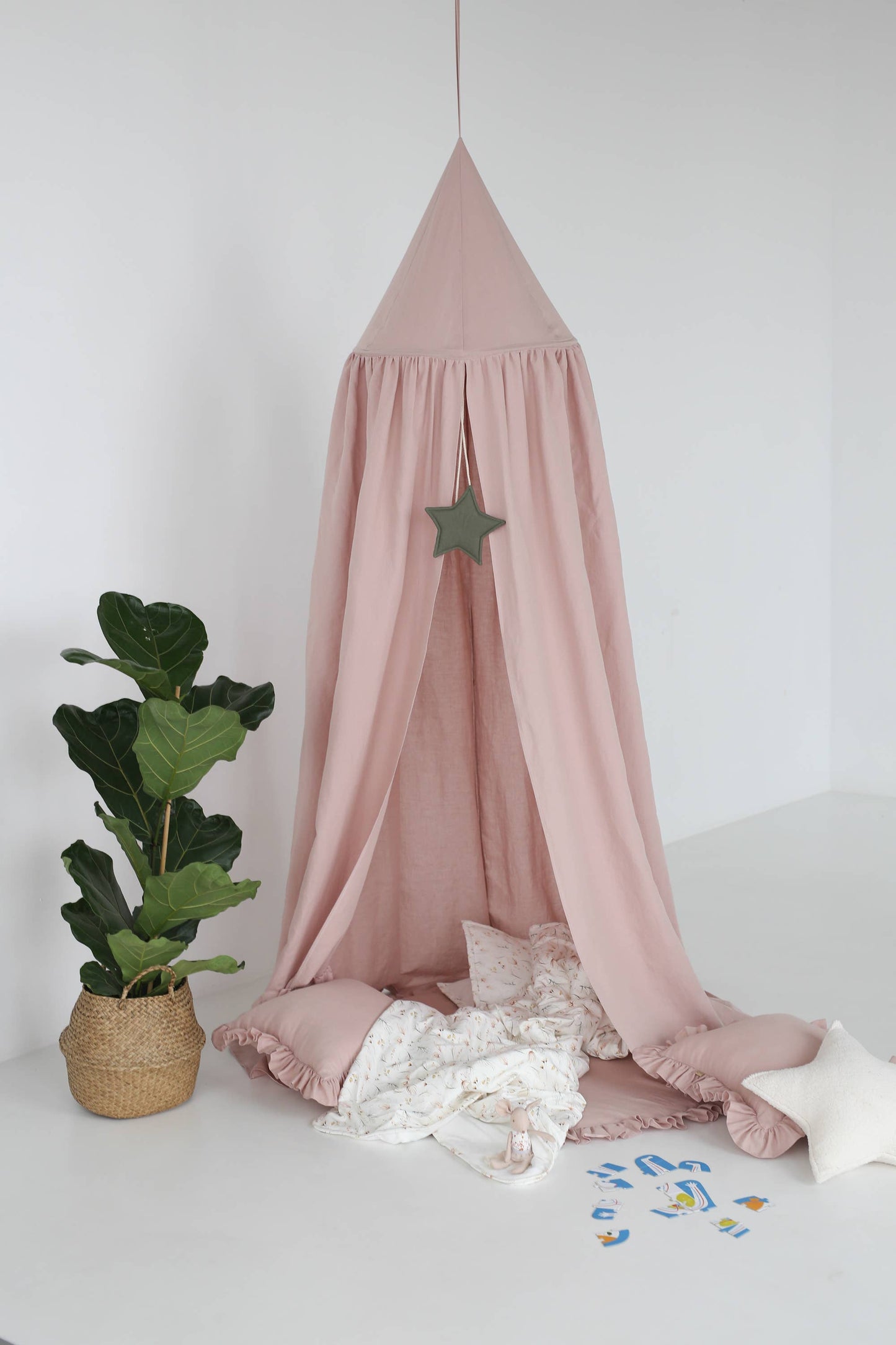 Babyly - Bed Canopy - Linen - (2 Colors)