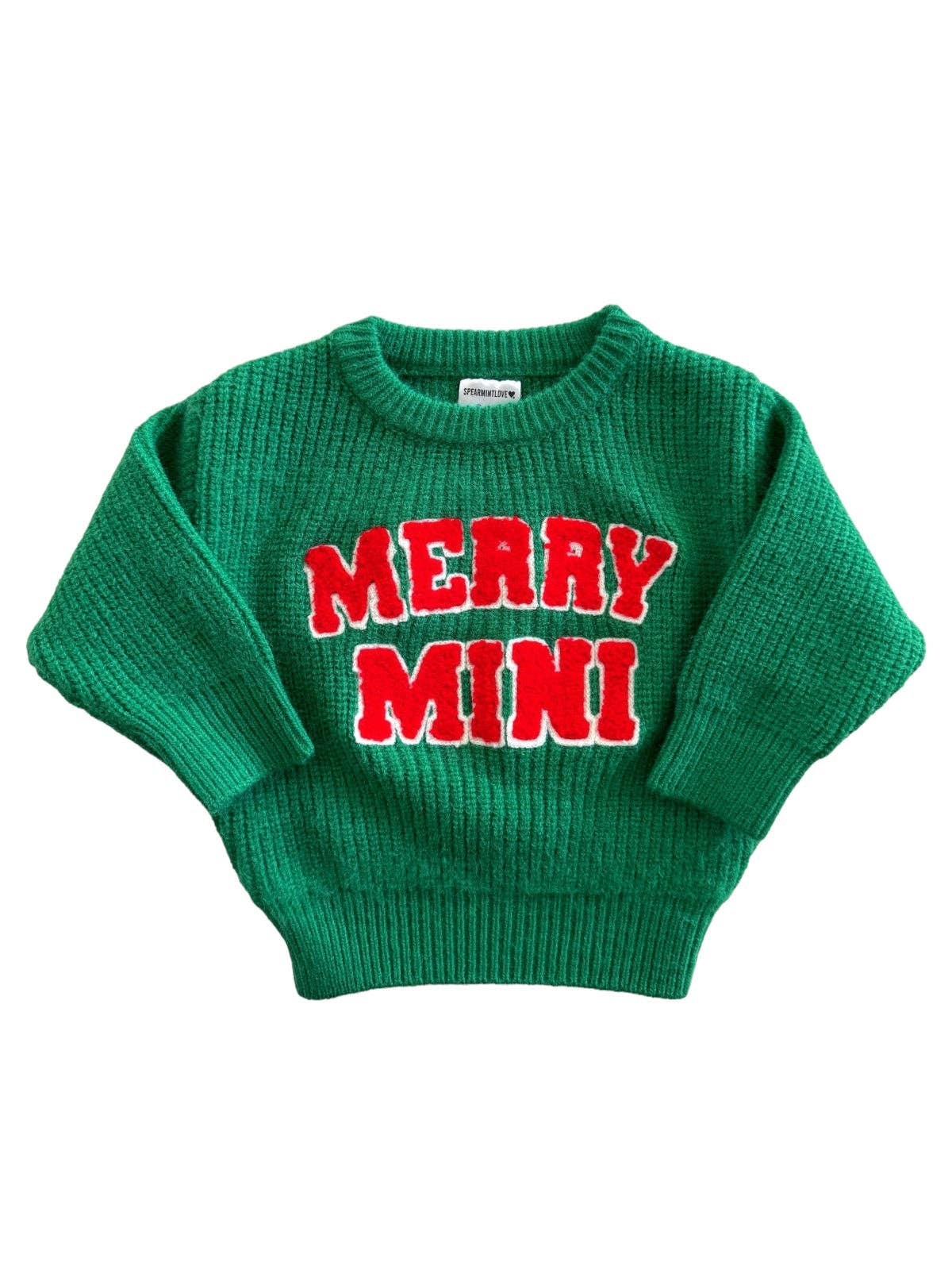 Knit Sweater, Merry Mini SpearmintLOVE