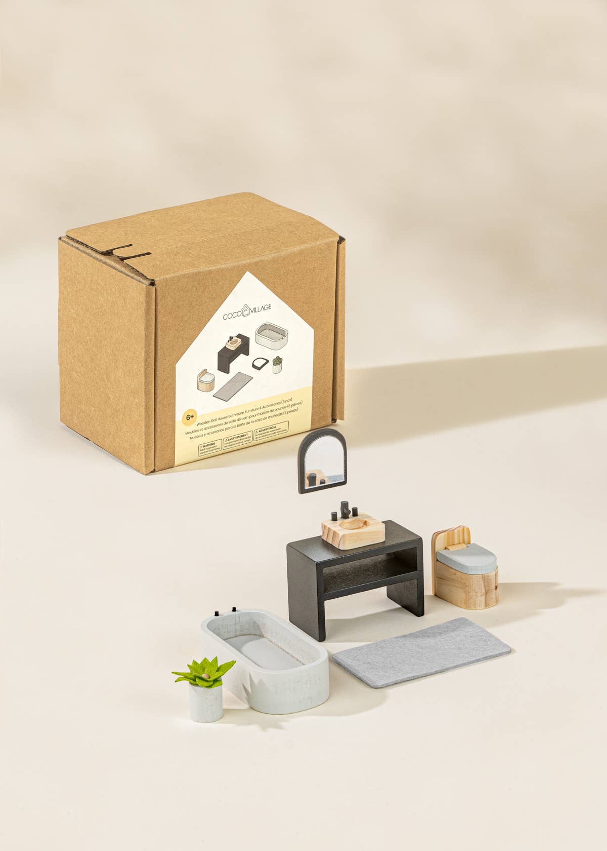 Wooden Doll House Bathroom Furniture Coco Village