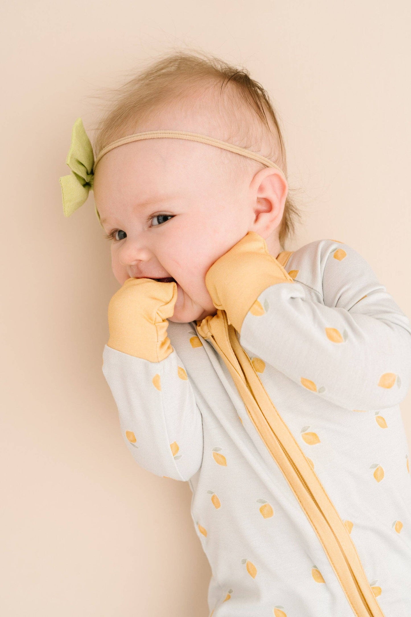 Lemon Delight Bamboo Sleeper Little One Shop