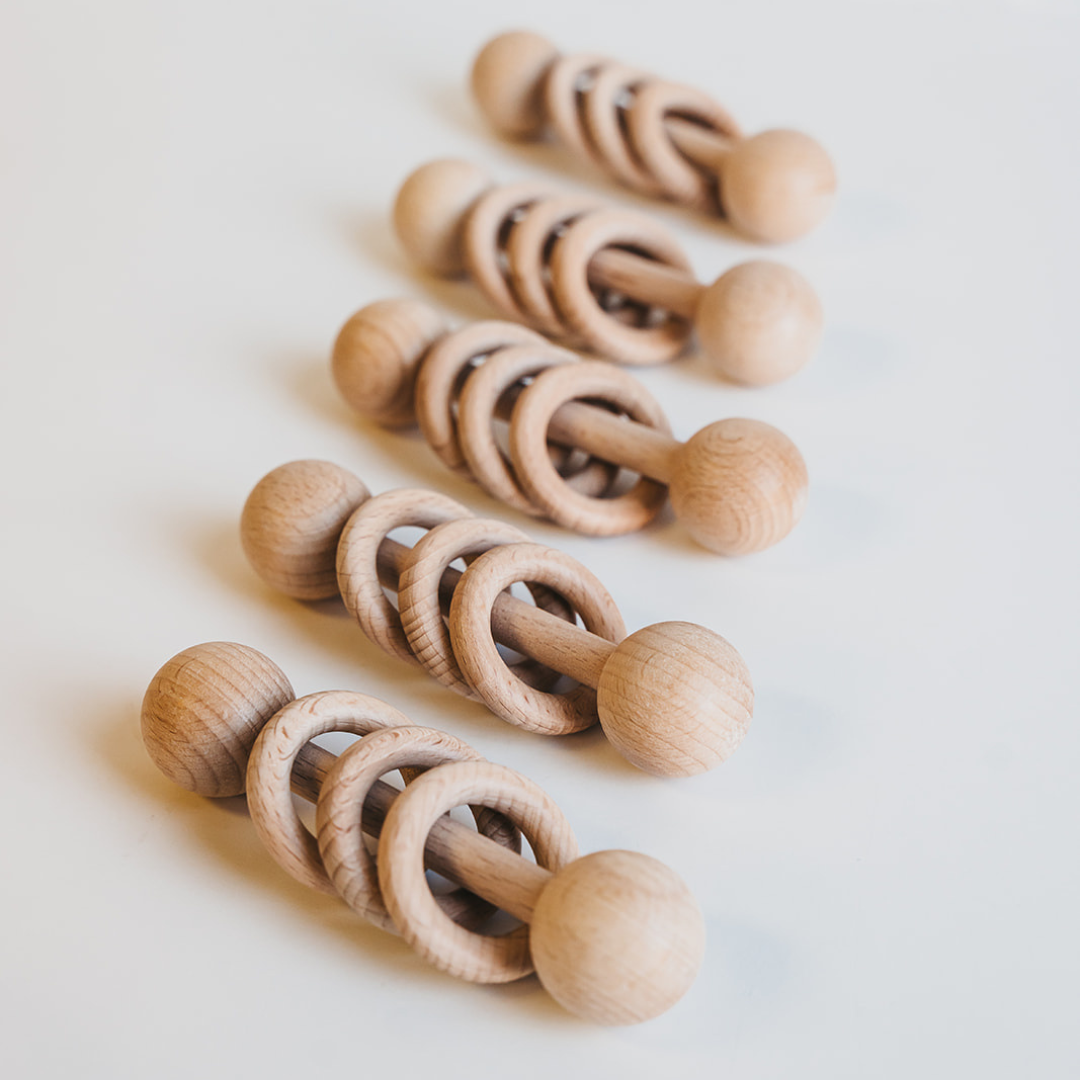 Wooden Ring Rattle Giften Market