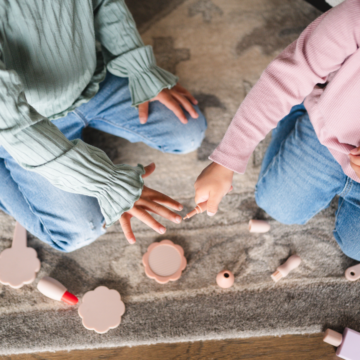 Silicone Makeup Playset bug + bean kids