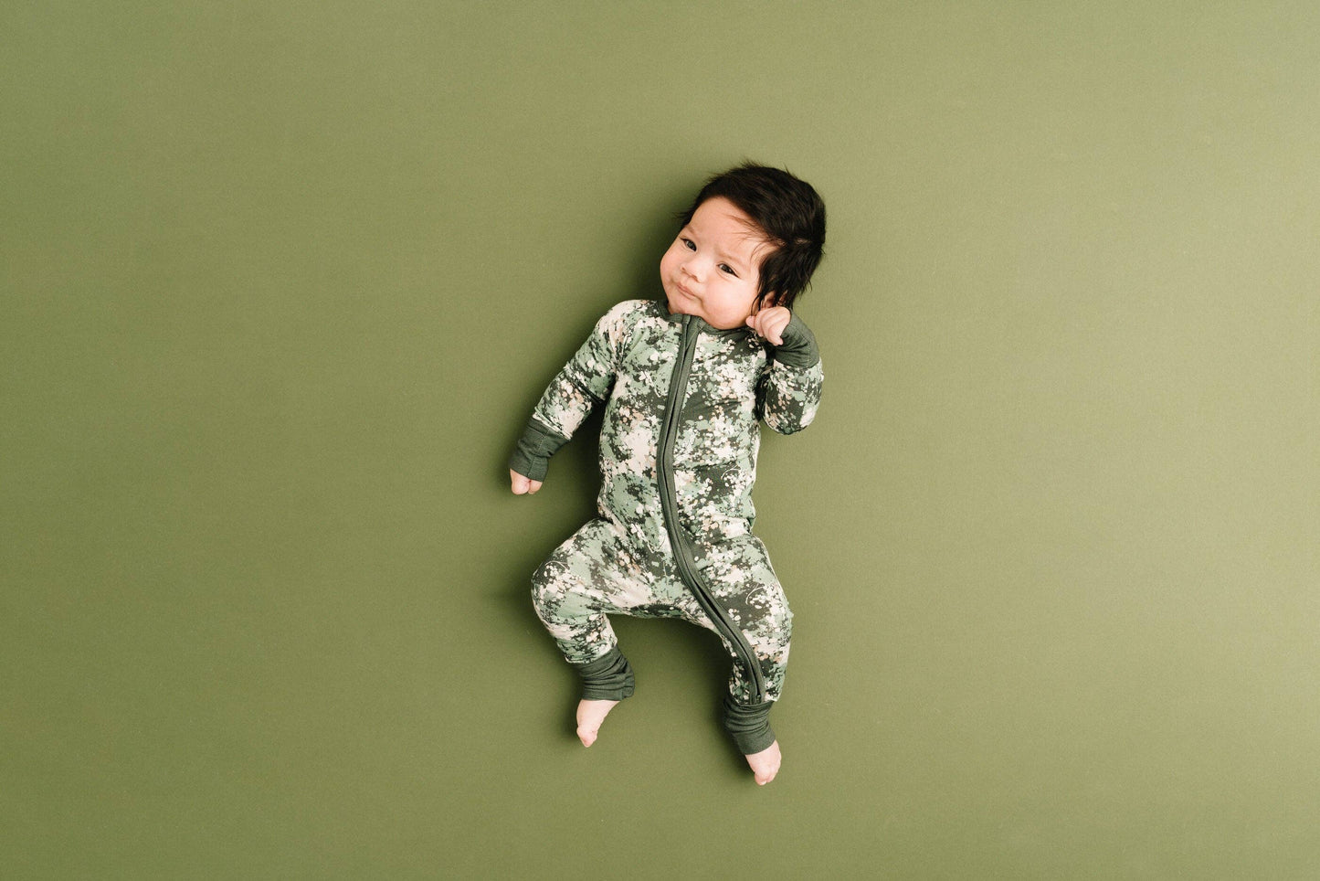 Forest Camo Bamboo Sleeper Little One Shop