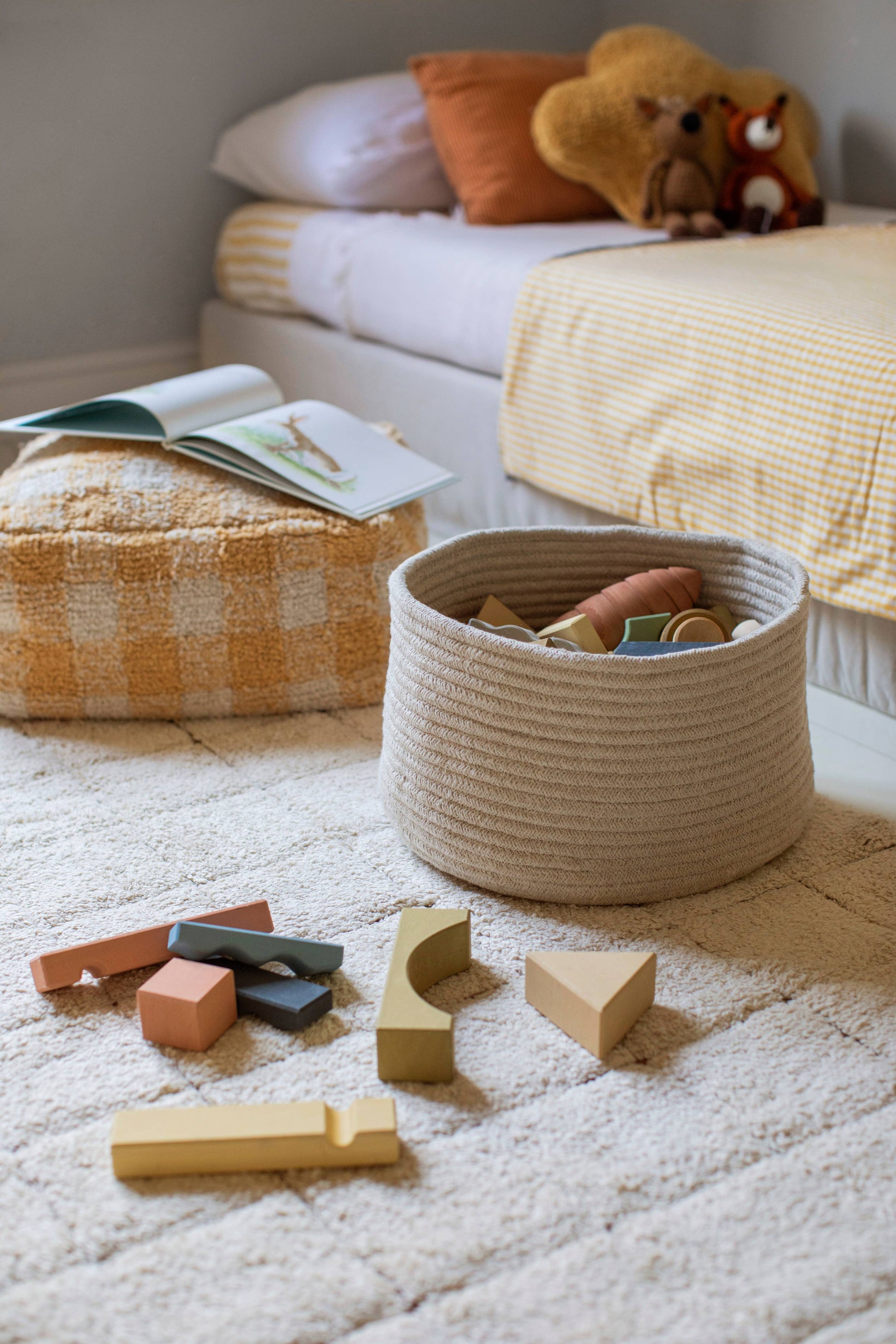 Pouf Vichy Honey Lorena Canals