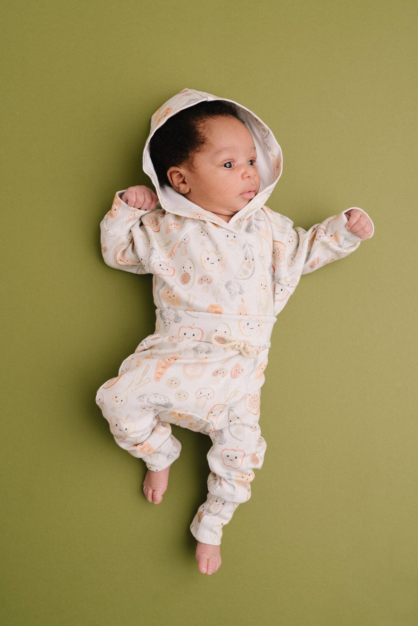 Veggie Friends Hoodie Romper Set Little One Shop
