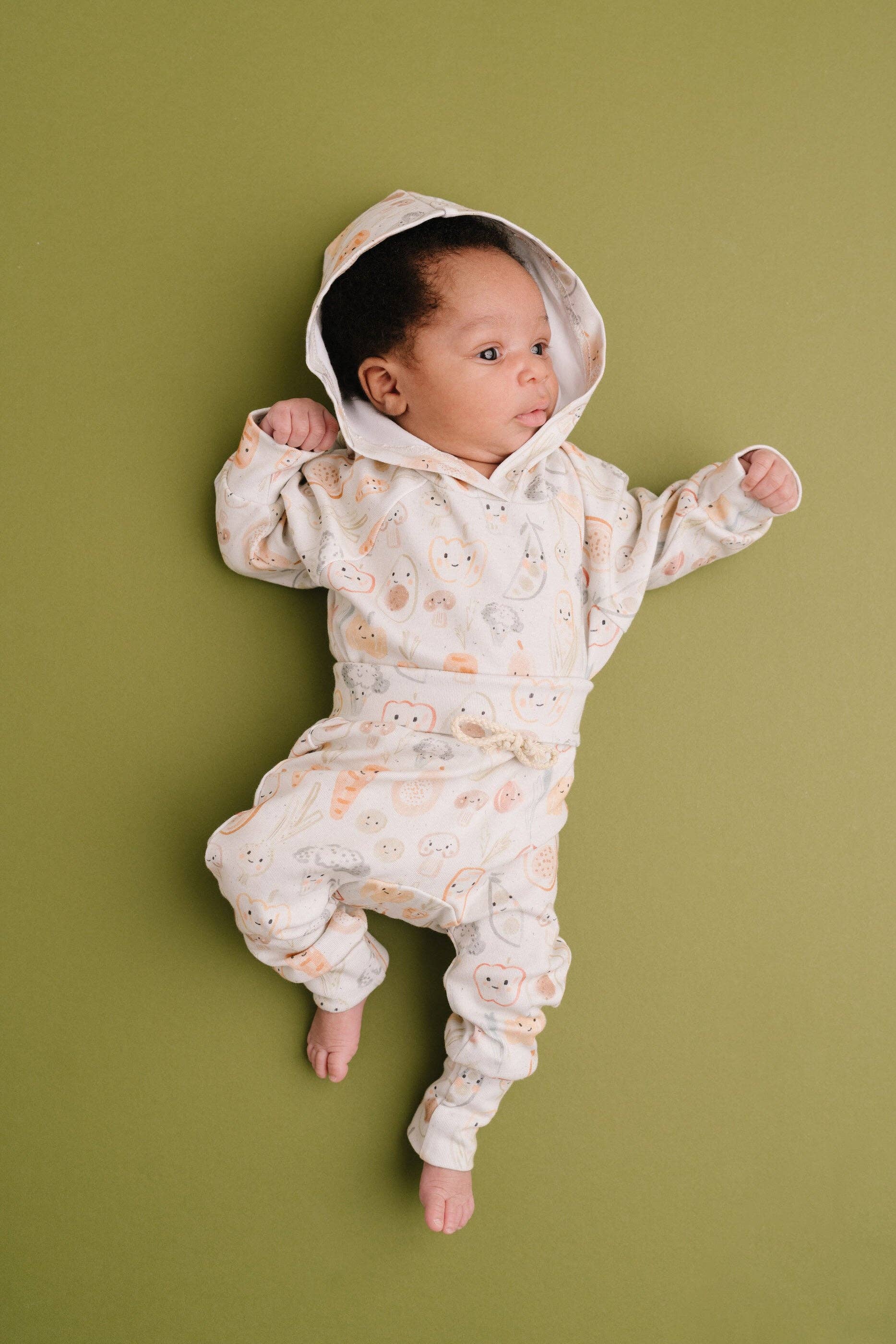 Veggie Friends Hoodie Romper Set Little One Shop