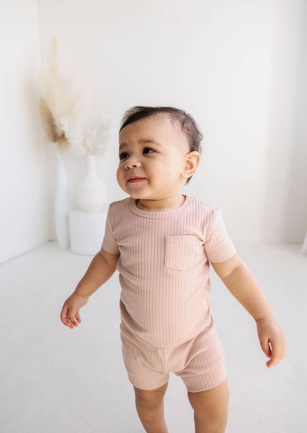 Ribbed Short Set | Blush Mila & Co.