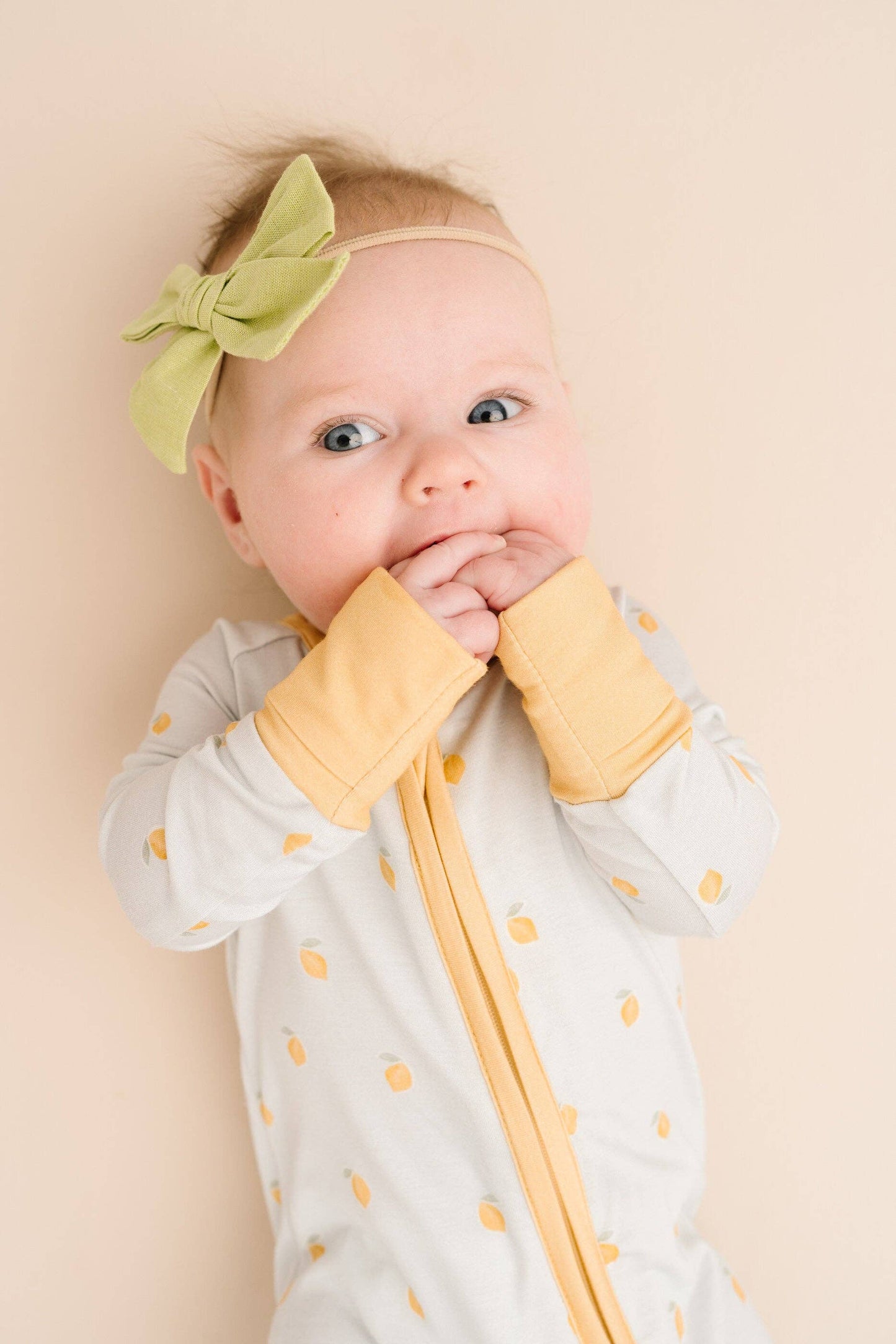 Lemon Delight Bamboo Sleeper Little One Shop
