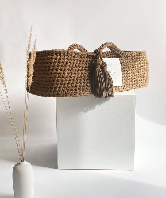 Baby basket - Hazel brown UNIQUE LOVE Design