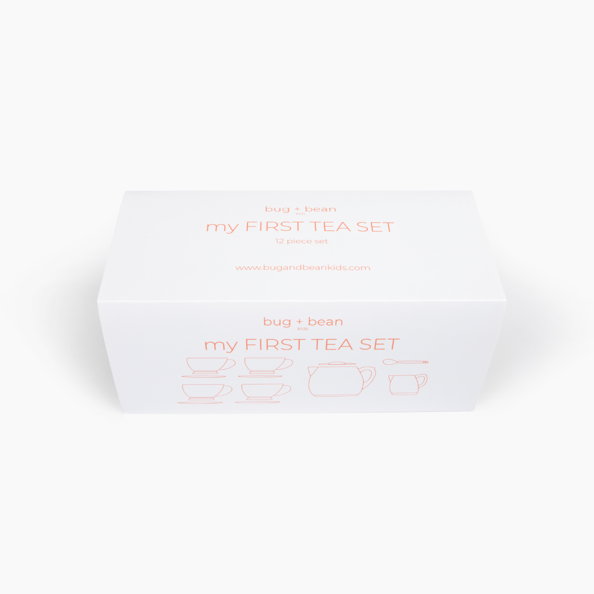 Silicone Tea Playset bug + bean kids