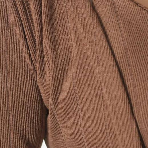 Ribbed Knit Dress Set LIV Maternity