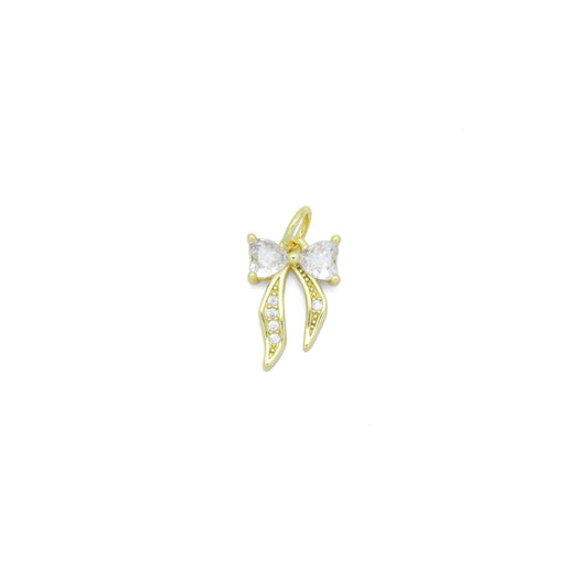 Bow Charms Hunny B's CZ Sparkly Bow