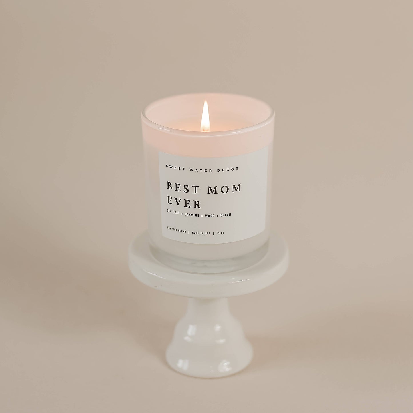 Best Mom Ever Soy Candle - 11 oz Sweet Water Decor